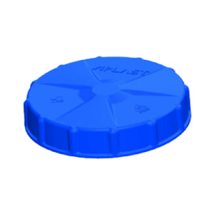1 BOUCHON BLEU Ø 140 MM - FILETAGE FEMELLE