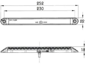 1 FEU CLIGNOTANT À LED PRO-CAN XL 12V