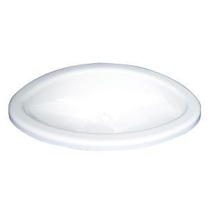 1 LAVABO OVALE BLANC