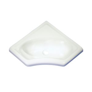 1 LAVABO D'ANGLE MINI BLANC