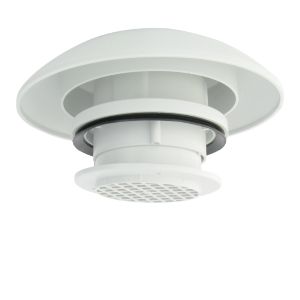 1 VENTILATEUR DE TOIT 12V GRILLE GRISE, SILENCIEUX