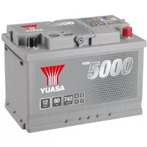 24 BATTERIES YUASA YBX 80 AH L3 DIN
