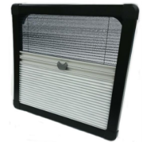1 STORE/MOUSTIQUAIR BLANC RAL9001 818X315 POUR FENETRE R5000