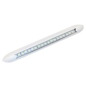 1 FEU DE AUVENT BLANC À LED 12/24V