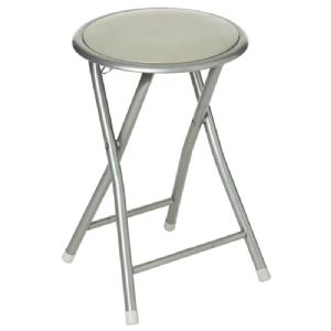 1 TABOURET PLIANT TAUPE