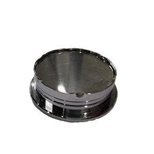 1 POIGNEE CUVETTE DIAMETRE 40 EN LAITON CHROME POLI