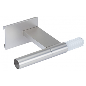 1 SUPPORT EXTREMITE DE TRINGLE Ø20X100MM NICKEL GIVRE