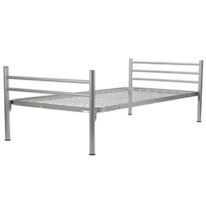 1 LIT AVEC SOMMIER EN MAILLE METALLIQUE 70X190