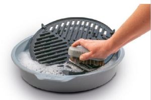 1 BASSINE PR NETTOYER PLAQ BBQ CARRY CHEF 40