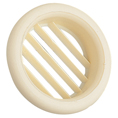 GRILLE PLASTIQUE Ø30 CREME