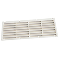 GRILLE PLASTIQUE BLANCHE 365x140 AVEC MOUSTIQUAIRE