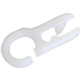AGRAFE PLASTIQUE BLANC
