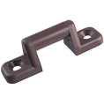 PONTET DE FIXATION PLASTIQUE MARRON ENTRAXE 44MM