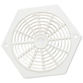 GRILLE PLASTIQUE Ø75 BLANC