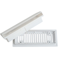 AERATEUR DE PAROI REGLABLE AVEC MOUSTIQUAIRE BLANC