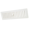 GRILLE PLAST. 325x105 BLANC AVEC OBTURATEUR