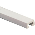 RAIL EN C PLASTIQUE BLANC - Longueur 2,5m