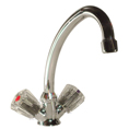 ROBINET MELANGEUR BEC COURBE CHROME