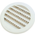 GRILLE PLASTIQUE Ø95 AVEC MOUSTIQUAIRE BLANCHE