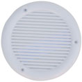 GRILLE D'AERATION EN PLASTIQUE Ø103 COLORIS BLANC