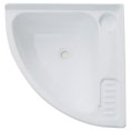 LAVABO D'ANGLE 400x400x145 BLANC