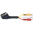 CABLE PERITEL MALE - 3xRCA MALE LG1.20M