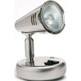 SPOT HALOGENE 12V 15W SUR PIED CHROME AVEC INTERRUPTEUR