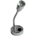 SPOT SUR PIED A LEDS 12V FLEXIBLE CHROME