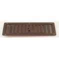 GRILLE PLASTIQUE INTERIEURE MARRON 240x70 AVEC OBTURATEUR