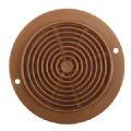 GRILLE PLASTIQUE Ø60 MARRON