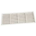 1 GRILLE PLASTIQUE BLANCHE 365x140 AVEC MOUSTIQUAIRE