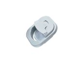 1 SERRURE COQUILLE SANS CONDAMNATION GRIS