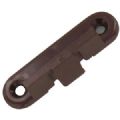 2 GACHES 44x12 PLASTIQUE MARRON