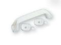 1 POIGNEE DE TIRAGE ENTRAXE 152mm BLANC + CACHE-VIS
