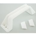 2 POIGNEE DE TIRAGE ENTRAXE 138mm BLANC + CACHE-VIS