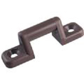 1 PONTET DE FIXATION PLASTIQUE MARRON ENTRAXE 39MM