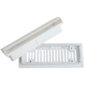 1 AERATEUR DE PAROI REGLABLE AVEC MOUSTIQUAIRE BLANC
