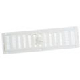 1 GRILLE PLASTIQUE 250x70 BC AVEC MOUSTIQUAIRE + OBTURATEUR