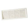 1 GRILLE PLASTIQUE BLANCHE 365x140 AVEC MOUSTIQUAIRE