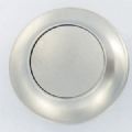 1 BOUTON + ROSACE POUR PUSH-LOCK BOIS 19mm NICKELE MAT