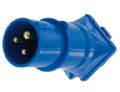 1 ADAPTATEUR 230V MALE CEE17 / FEMELLE FRANCAISE 16A