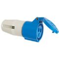 1 FICHE EXTERIEURE 230V FEMELLE CEE17 16A AVEC CLAPET