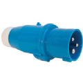 1 FICHE EXTERIEURE 230V MALE CEE17 16A