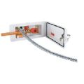 BOITIER AUSSERE GAS + EAU WEISS REICH MIT VERROU