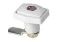 SERRURE PUSH HEXAGONALE BLANC 249 SANS BARILLET