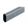 TUBE DE PENDERIE 30x15 CHROME OVALE - Longueur 3m