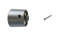 1 BOUTON POUR SERRURE E T et S NICKELE MAT