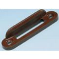 1 GACHE POUR SERRURE E T et S MARRON