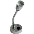 1 SPOT SUR PIED A LEDS 12V FLEXIBLE CHROME