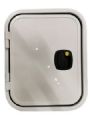 DOOR ALUMINIUM COMPLET 400x500mm WHITE RAL9010
